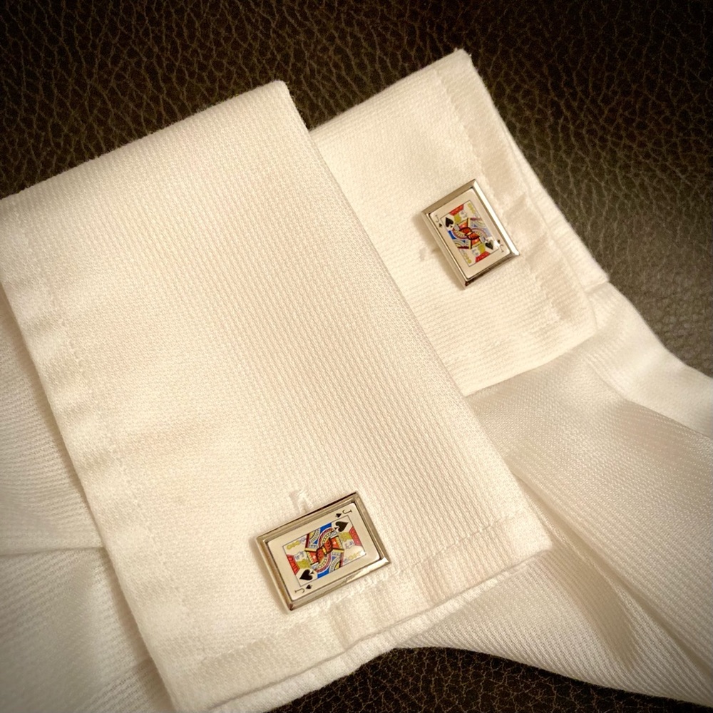 Cuff Links Jack of Spades ♠️ - Picture 4 of 4